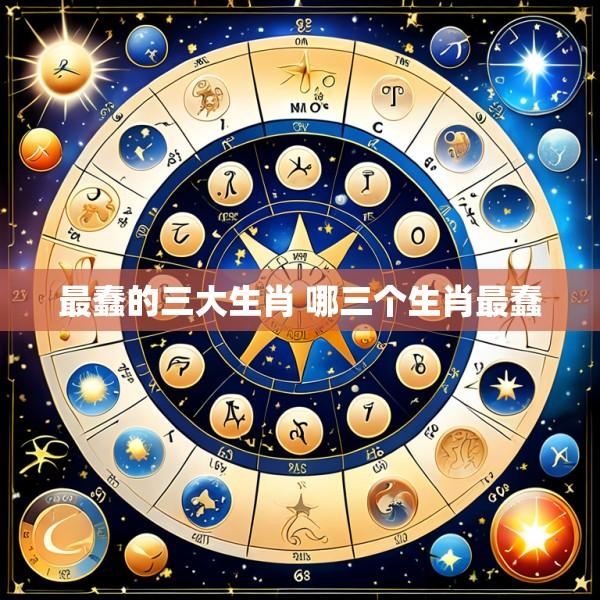 最蠢的三大生肖 哪三个生肖最蠢