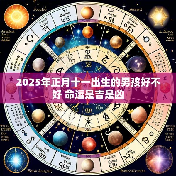 2025年正月十一出生的男孩好不好 命运是吉是凶