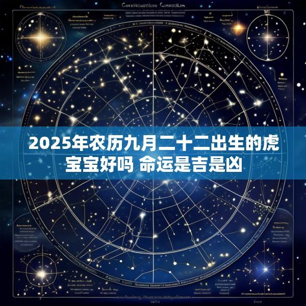 2025年农历九月二十二出生的虎宝宝好吗 命运是吉是凶