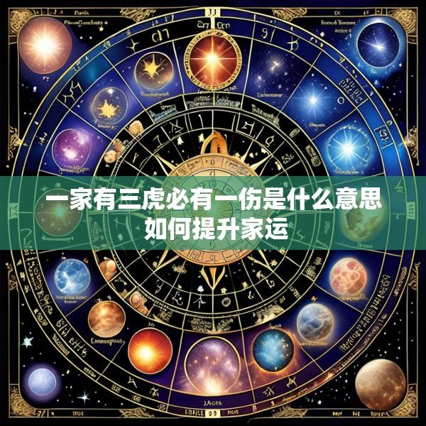 一家有三虎必有一伤是什么意思 如何提升家运