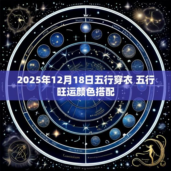 2025年12月18日五行穿衣 五行旺运颜色搭配
