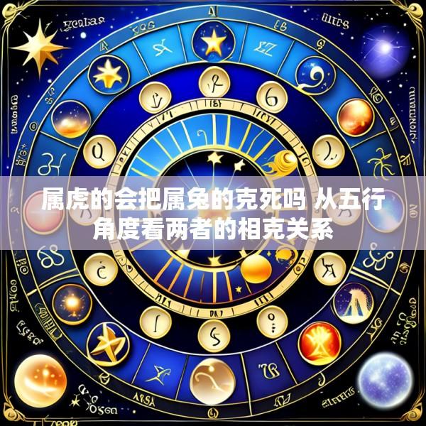 属虎的会把属兔的克死吗 从五行角度看两者的相克关系