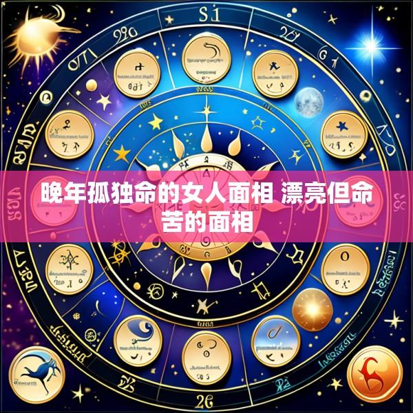 晚年孤独命的女人面相 漂亮但命苦的面相