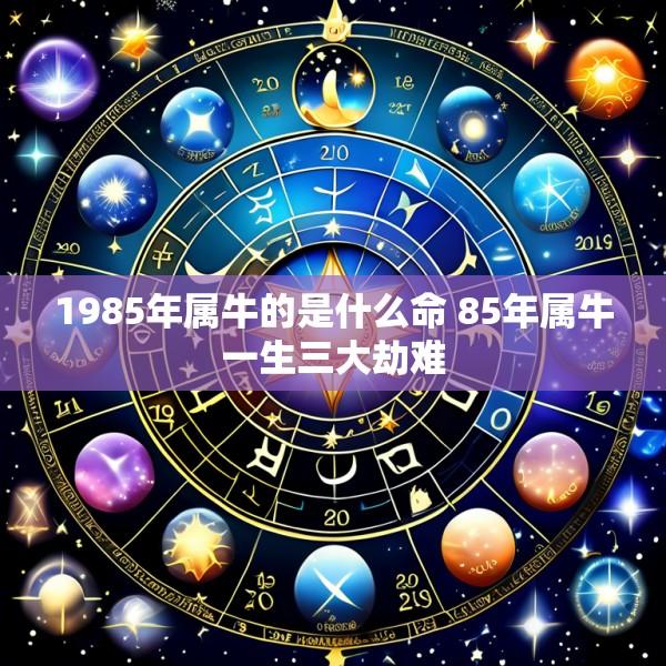 1985年属牛的是什么命 85年属牛一生三大劫难