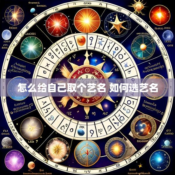 怎么给自己取个艺名 如何选艺名