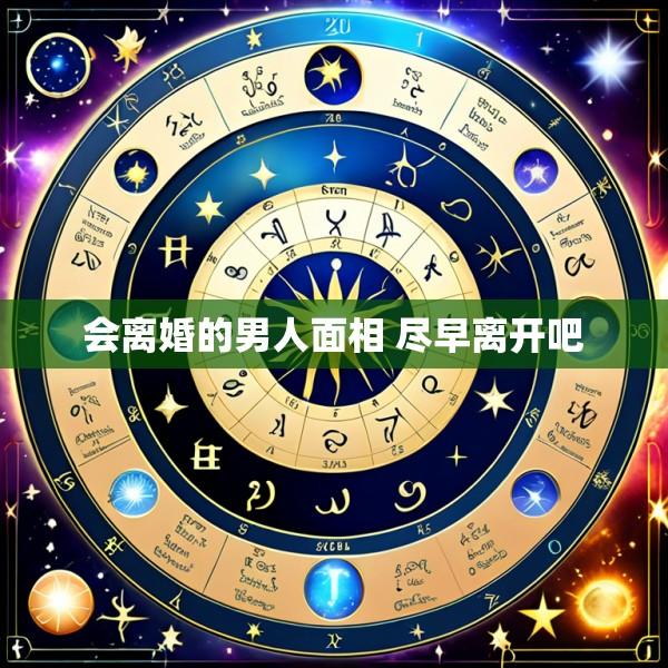 会离婚的男人面相 尽早离开吧