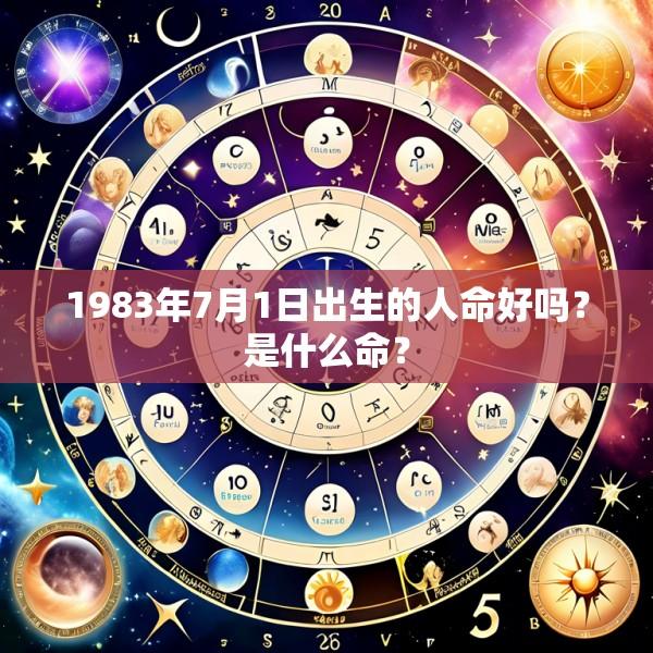 1983年7月1日出生的人命好吗？是什么命？