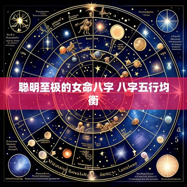 聪明至极的女命八字 八字五行均衡