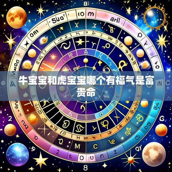 牛宝宝和虎宝宝哪个有福气是富贵命