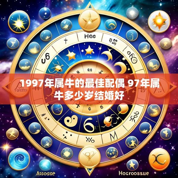 1997年属牛的最佳配偶 97年属牛多少岁结婚好