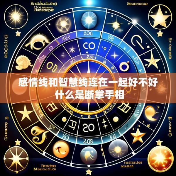 感情线和智慧线连在一起好不好 什么是断掌手相