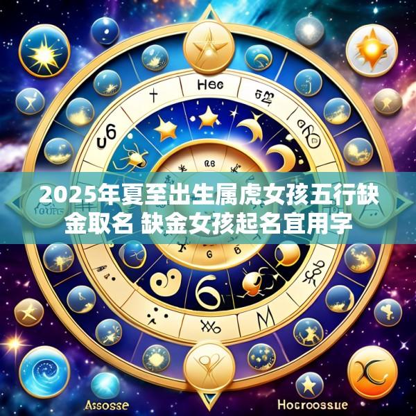 2025年夏至出生属虎女孩五行缺金取名 缺金女孩起名宜用字