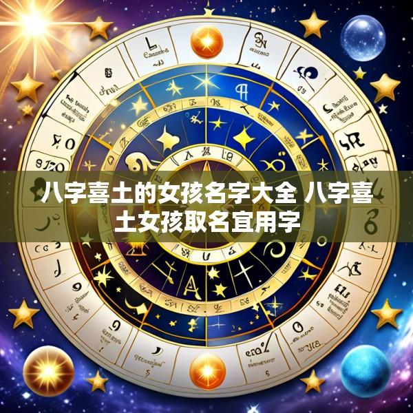 八字喜土的女孩名字大全 八字喜土女孩取名宜用字
