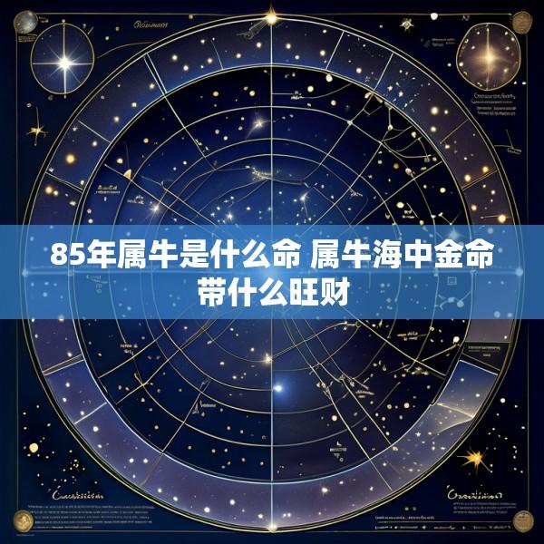 85年属牛是什么命 属牛海中金命带什么旺财