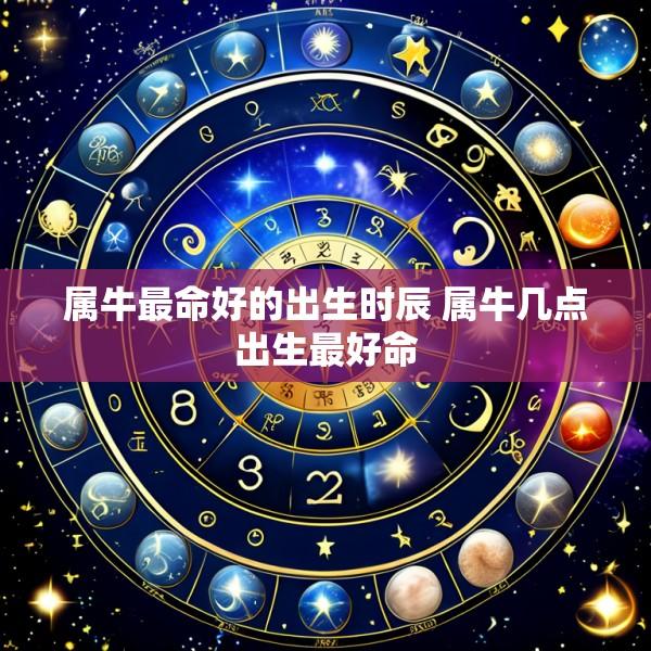 属牛最命好的出生时辰 属牛几点出生最好命
