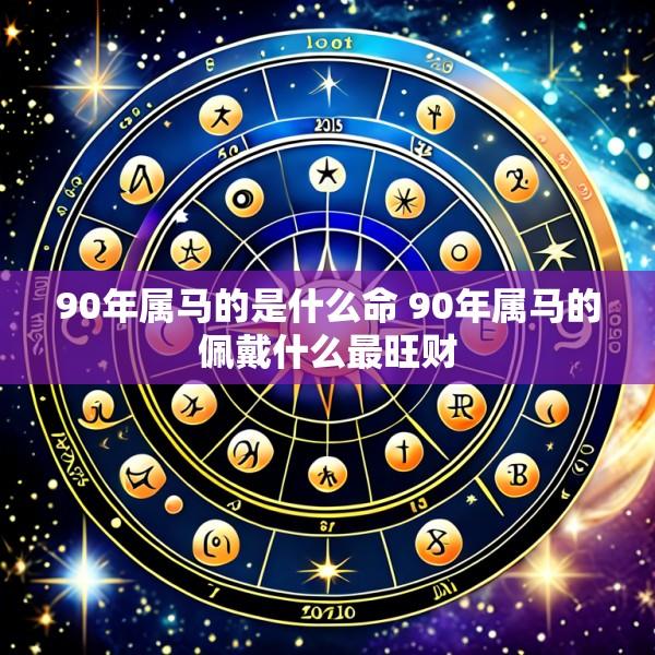 90年属马的是什么命 90年属马的佩戴什么最旺财