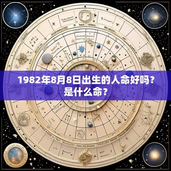 1982年8月8日出生的人命好吗？是什么命？