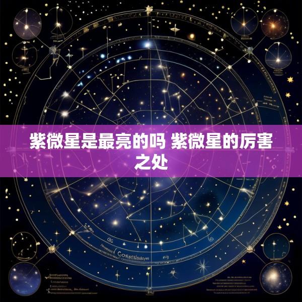紫微星是最亮的吗 紫微星的厉害之处