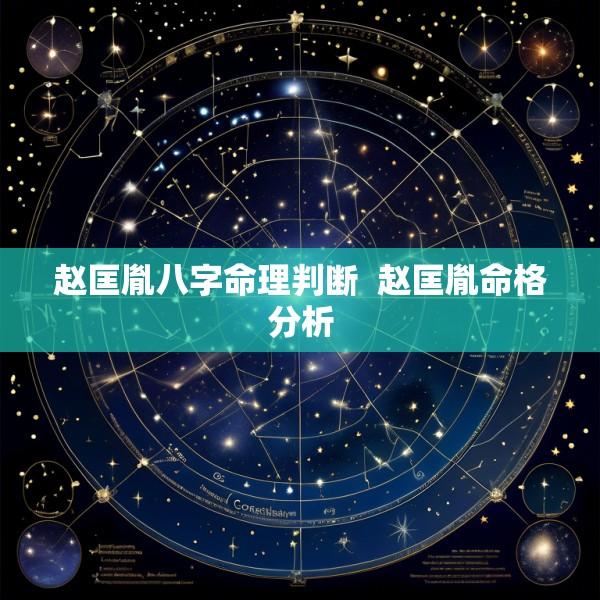 赵匡胤八字命理判断  赵匡胤命格分析