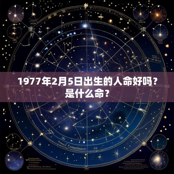 1977年2月5日出生的人命好吗？是什么命？