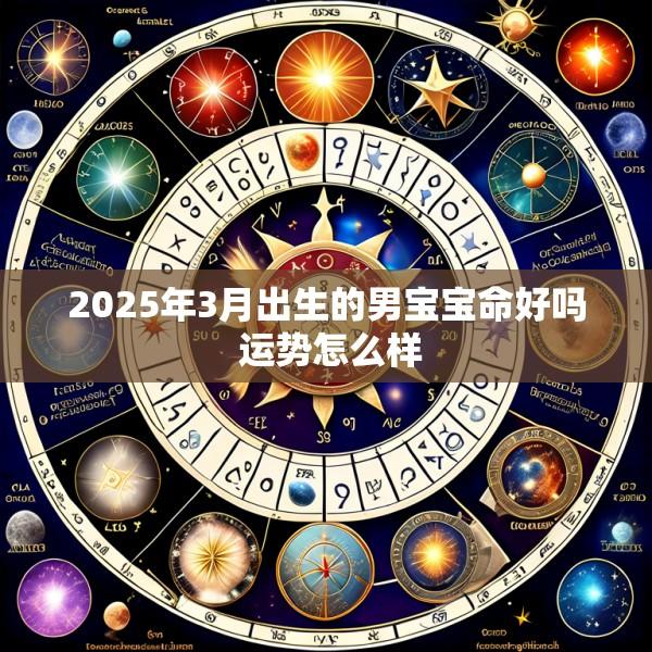 2025年3月出生的男宝宝命好吗 运势怎么样