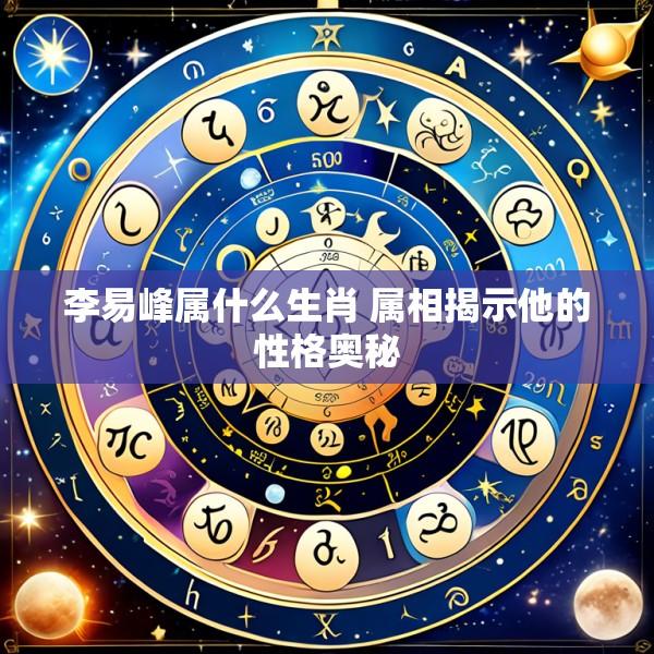 李易峰属什么生肖 属相揭示他的性格奥秘