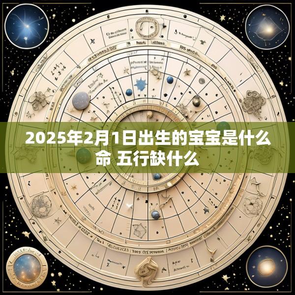 2025年2月1日出生的宝宝是什么命 五行缺什么