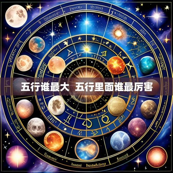 五行谁最大  五行里面谁最厉害