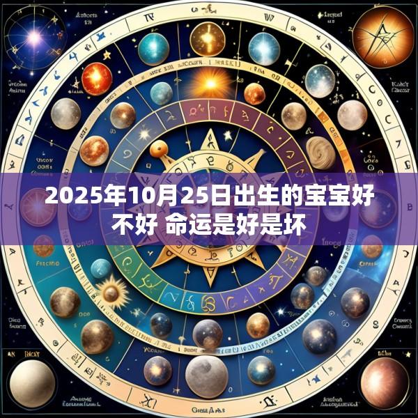 2025年10月25日出生的宝宝好不好 命运是好是坏