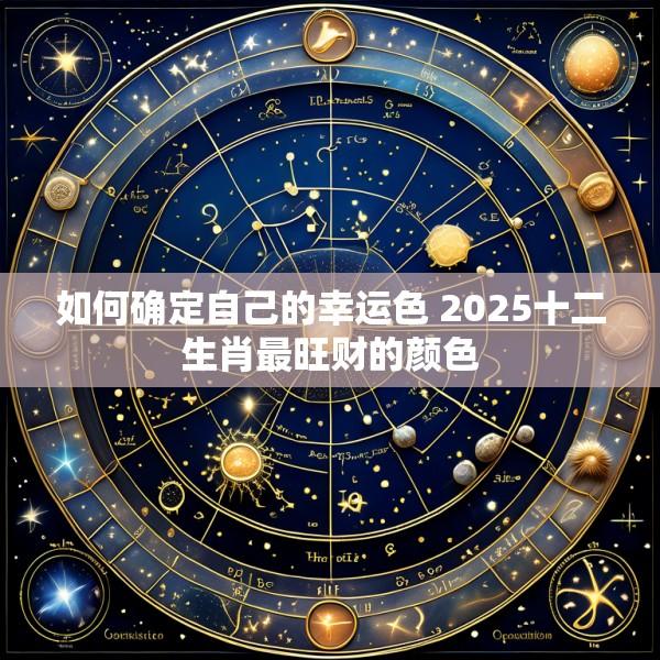 如何确定自己的幸运色 2025十二生肖最旺财的颜色