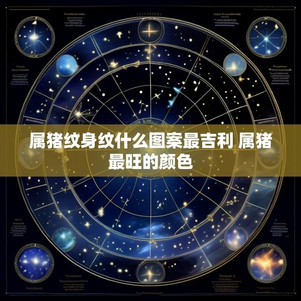 属猪纹身纹什么图案最吉利 属猪最旺的颜色