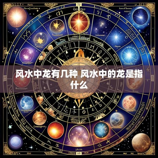 风水中龙有几种 风水中的龙是指什么