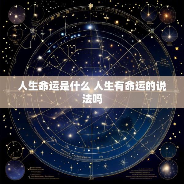 人生命运是什么 人生有命运的说法吗