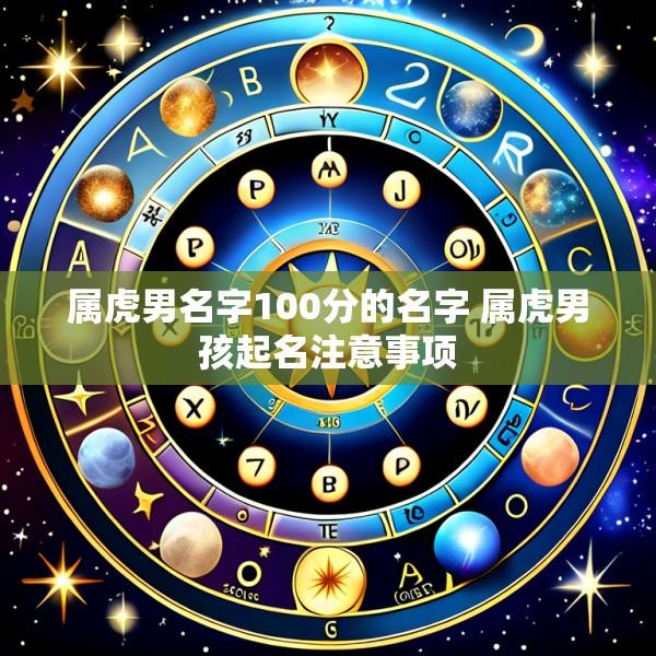 属虎男名字100分的名字 属虎男孩起名注意事项