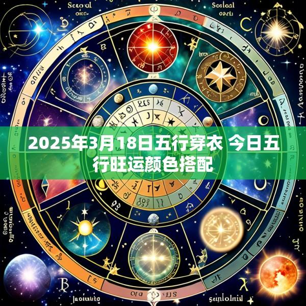 2025年3月18日五行穿衣 今日五行旺运颜色搭配