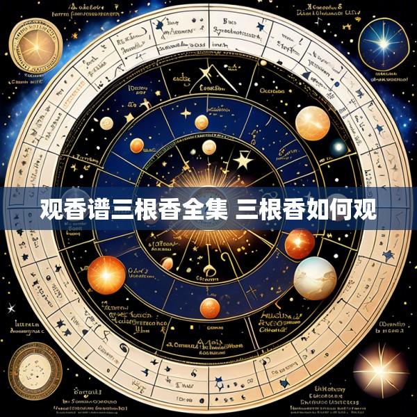观香谱三根香全集 三根香如何观