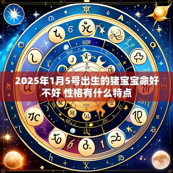 2025年1月5号出生的猪宝宝命好不好 性格有什么特点