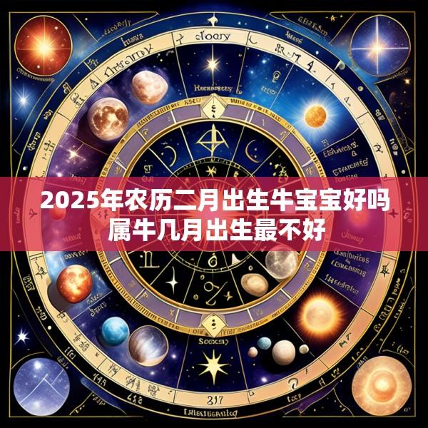 2025年农历二月出生牛宝宝好吗 属牛几月出生最不好
