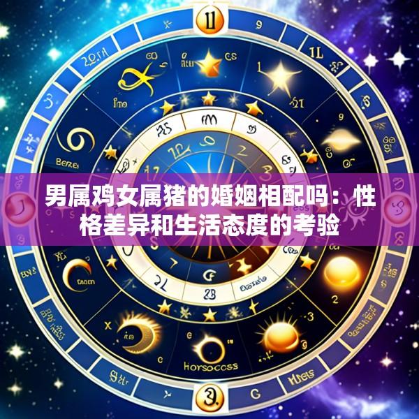 男属鸡女属猪的婚姻相配吗：性格差异和生活态度的考验