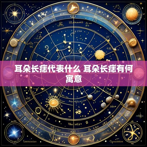 耳朵长痣代表什么 耳朵长痣有何寓意