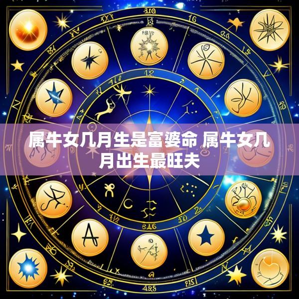属牛女几月生是富婆命 属牛女几月出生最旺夫