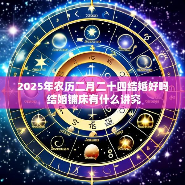 2025年农历二月二十四结婚好吗 结婚铺床有什么讲究