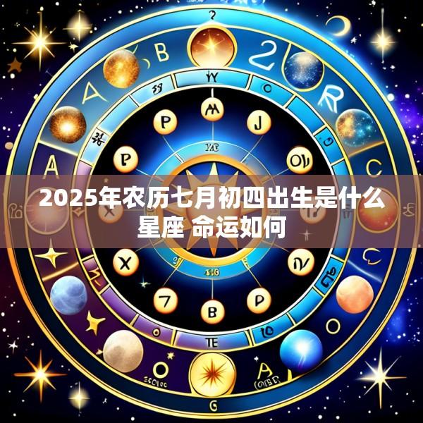 2025年农历七月初四出生是什么星座 命运如何