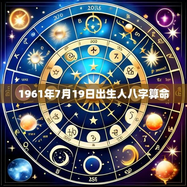1961年7月19日出生人八字算命