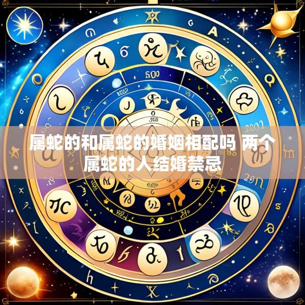 属蛇的和属蛇的婚姻相配吗 两个属蛇的人结婚禁忌
