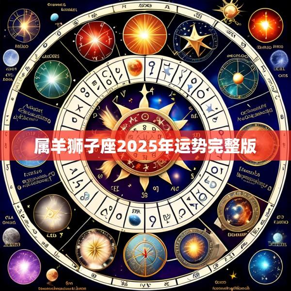 属羊狮子座2025年运势完整版
