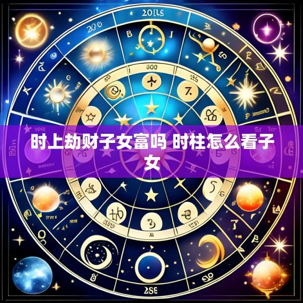 时上劫财子女富吗 时柱怎么看子女
