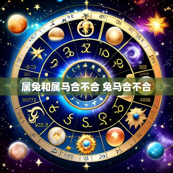 属兔和属马合不合 兔马合不合