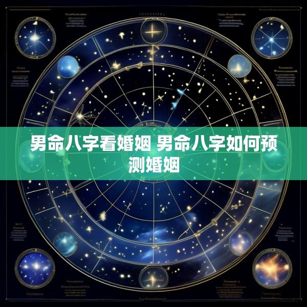 男命八字看婚姻 男命八字如何预测婚姻