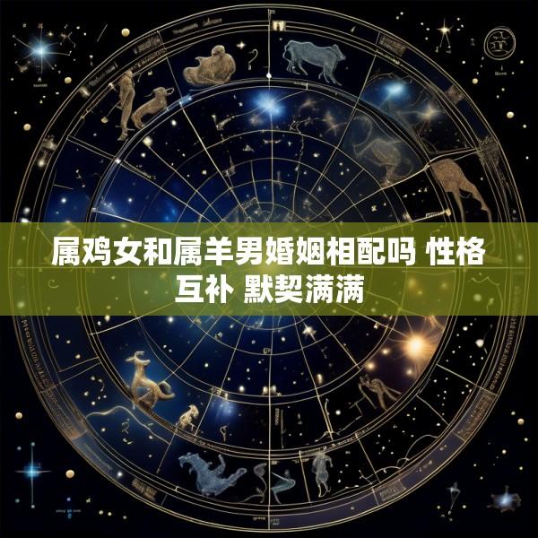 属鸡女和属羊男婚姻相配吗 性格互补 默契满满